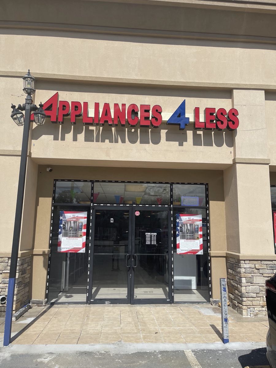 Appliances 4 Less Rome storefront